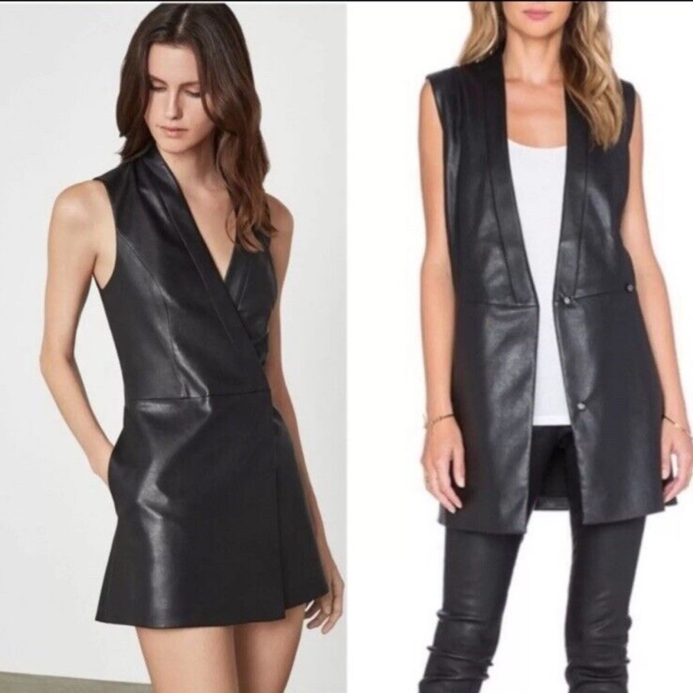 A Classic Leather Tunic Vest